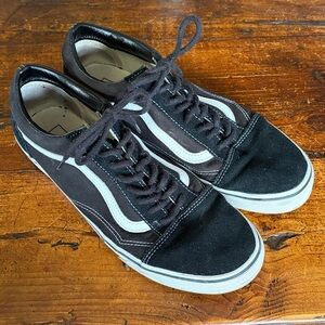VANS OLD SKOOL MEN'S SHOES - BLACK